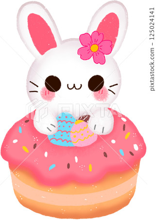Bunny on Donut Bunny on Donut 125024141