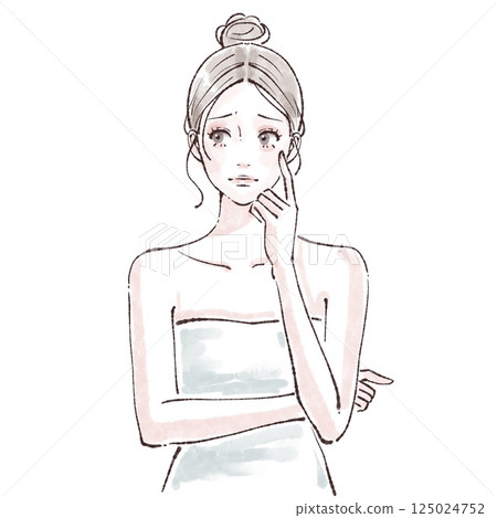 Illustration material of women and girls Illustration material of women and girls 125024752
