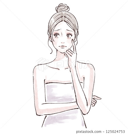 Illustration material of women and girls 125024753