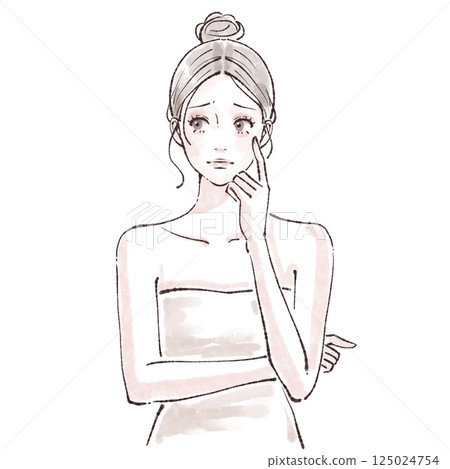 Illustration material of women and girls Illustration material of women and girls 125024754