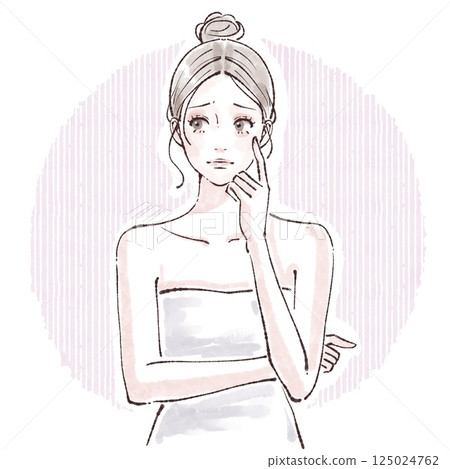 Illustration material of women and girls Illustration material of women and girls 125024762