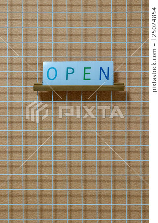 字母卡 OPEN 標誌 125024854