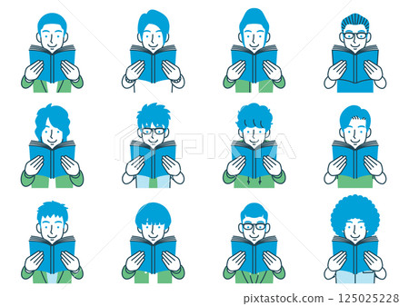 男人讀書的插圖集 125025228