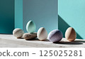Minimal Speckled Eggs in Modern Geometric Composition 125025281