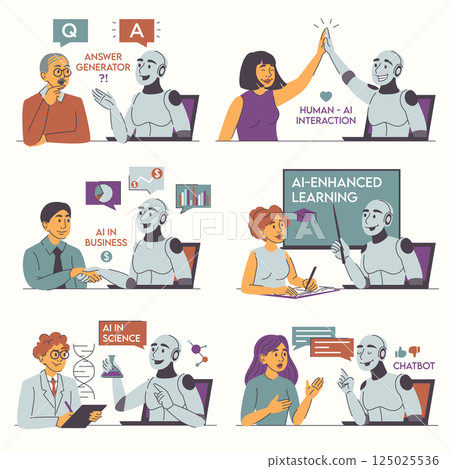 Collaboration between human and AI Collaboration between human and AI 125025536