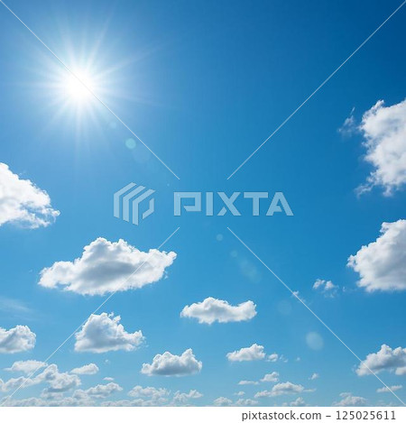 Sunny blue sky image Sunny blue sky image 125025611