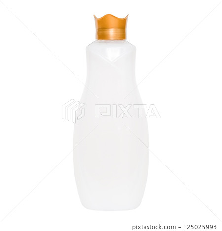 plastic bottle fabric softener isolate 125025993
