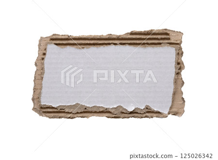 piece of white paper tear isolated on white background piece of white paper tear isolated on white background 125026342
