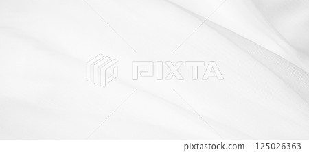 Abstract luxury white fabric texture background 125026363