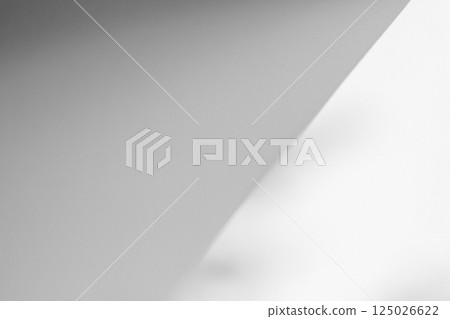 Abstract shadow drop on white wall background overlay mockup effect 125026622