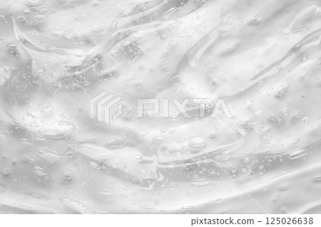 Transparent clear liquid serum gel cosmetic texture background 125026638