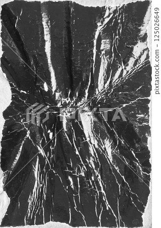 Empty old vintage black scratch torn poster overlay texture background Empty old vintage black scratch torn poster overlay texture background 125026649