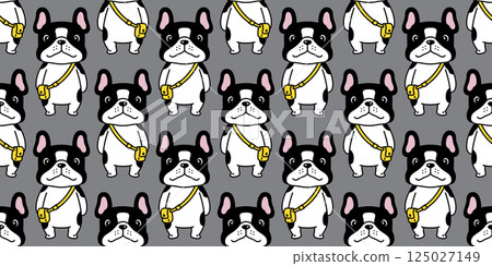 dog seamless pattern french bulldog smile bag pocket puppy cartoon doodle pet tile background gift wrapping paper repeat wallpaper illustration dog seamless pattern french bulldog smile bag pocket puppy cartoon doodle pet tile background gift wrapping paper repeat wallpaper illustration 125027149
