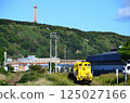 THE ROYAL EXPRESS (out-of-service train) heading from the depot to Minami-Wakkanai Station for the trip to Asahikawa 125027166