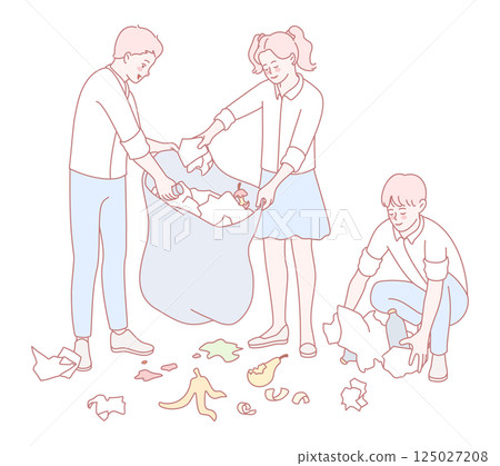 Community CleanUp A Dedicated Group of People Collecting Trash Together for a Greener Future Community CleanUp A Dedicated Group of People Collecting Trash Together for a Greener Future 125027208