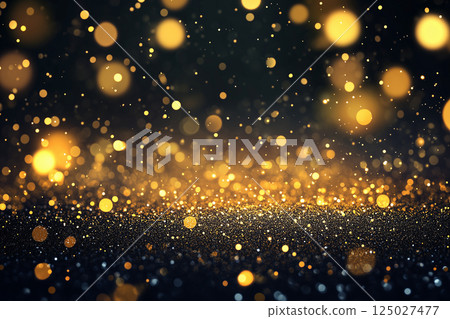Gold glitter background material 125027477