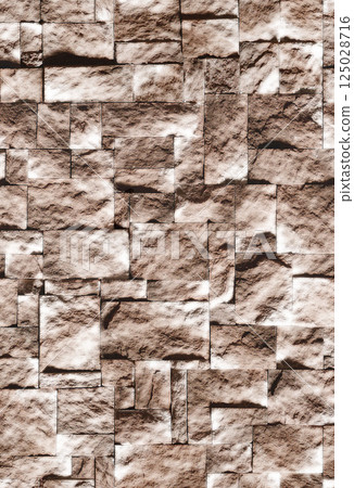 Modern stone cladding seamless texture creating a decorative wall Modern stone cladding seamless texture creating a decorative wall 125028716
