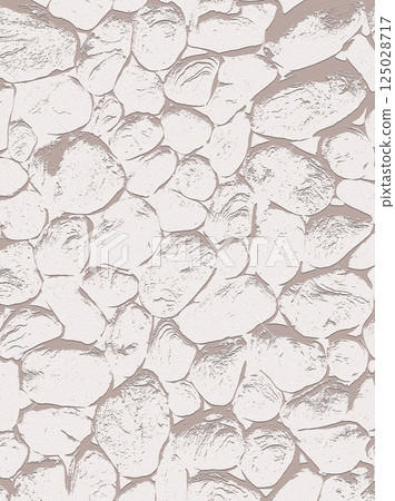 White and pink pebble stone wall creating textured background White and pink pebble stone wall creating textured background 125028717