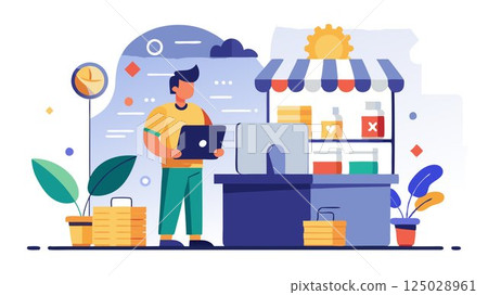 Assists in running the store efficiently, taking on responsibilities like customer service or inventory control. 125028961