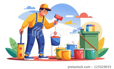They select appropriate paints and coatings based on the surface material, desired finish, and environmental factors. 125029035