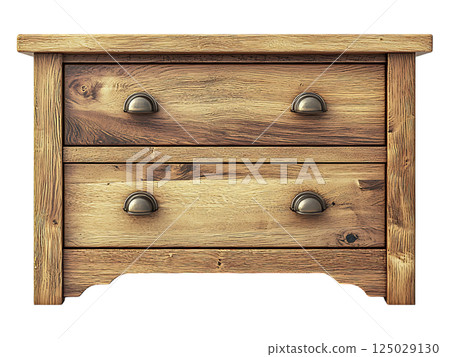 Rustic charm meets modern simplicity in this image of a twodrawer wooden chest. 125029130