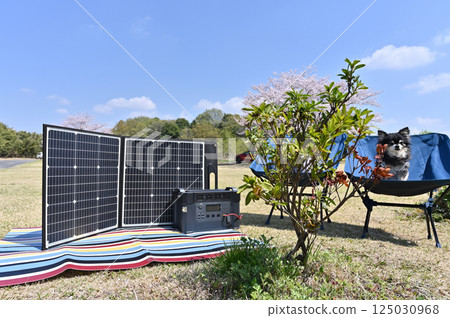 便攜式電池（Potaden）太陽能充電戶外露營 125030968