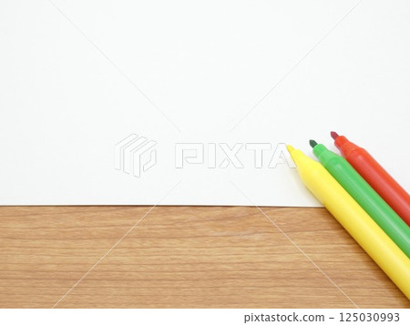 Paper and water-based color pens Paper and water-based color pens 125030993