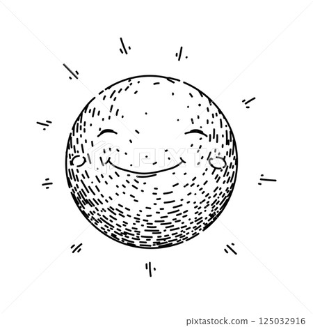 sunrise sun sketch hand drawn vector sunrise sun sketch hand drawn vector 125032916