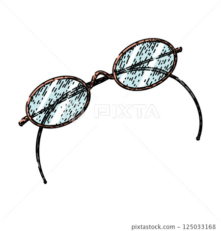 frames spectacles sketch hand drawn vector frames spectacles sketch hand drawn vector 125033168