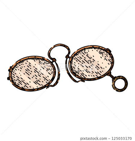 eyewear spectacles sketch hand drawn vector eyewear spectacles sketch hand drawn vector 125033170