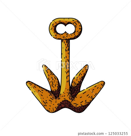 nautical anchor sketch hand drawn vector nautical anchor sketch hand drawn vector 125033255