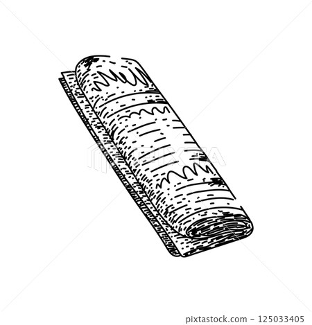 vintage old newspaper sketch hand drawn vector 125033405