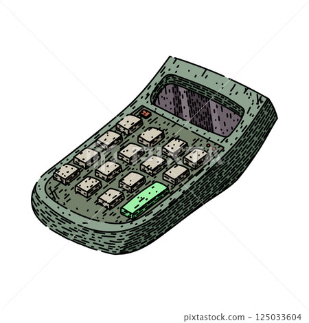 multiplication calculator sketch hand drawn vector multiplication calculator sketch hand drawn vector 125033604