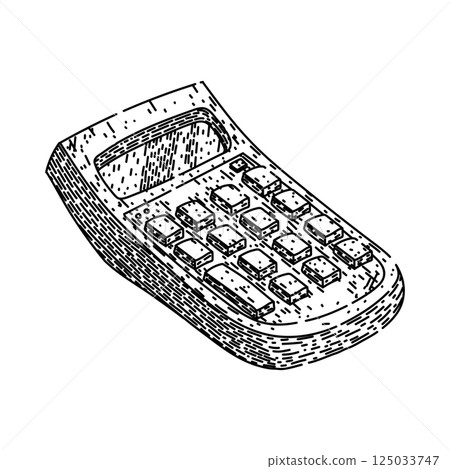 multiplication calculator sketch hand drawn vector multiplication calculator sketch hand drawn vector 125033747