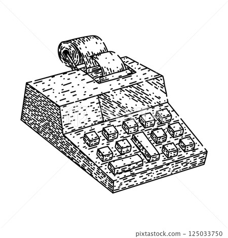 math calculator sketch hand drawn vector math calculator sketch hand drawn vector 125033750