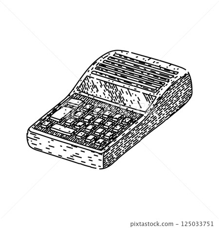 subtraction calculator sketch hand drawn vector subtraction calculator sketch hand drawn vector 125033751