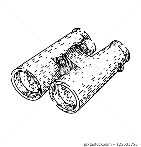 prism binoculars sketch hand drawn vector prism binoculars sketch hand drawn vector 125033756