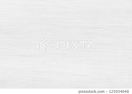 White wooden wall background, texture of bark wood with old natural pattern for design art work, top view of grain timber. 125034048