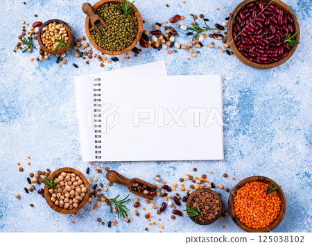 Beans, lentils, soybean, pea and chickpea 125038102