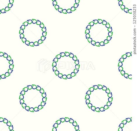 Silhouettes Magic symbols seamless pattern, with magical elements such as snake, eye, tarot cards, hand, skull. Witchcraft theme symbols and elements 125038253
