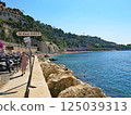 法國南部美麗的大海，濱海自由城，法國蔚藍海岸 125039313
