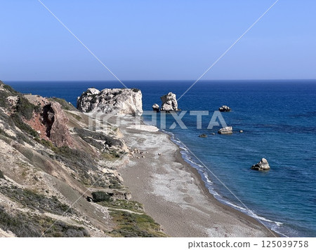 Best beaches of Cyprus - Petra tou Romiou, famous as a birthplace of Aphrodite Best beaches of Cyprus - Petra tou Romiou, famous as a birthplace of Aphrodite 125039758