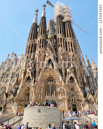 Basilica de la Sagrada Familia daylight Basilica de la Sagrada Familia daylight 125041941