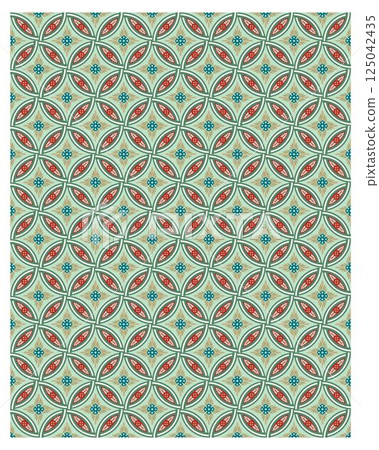 Decorative arabesque and ornamental mandala background set isolated vector 125042435