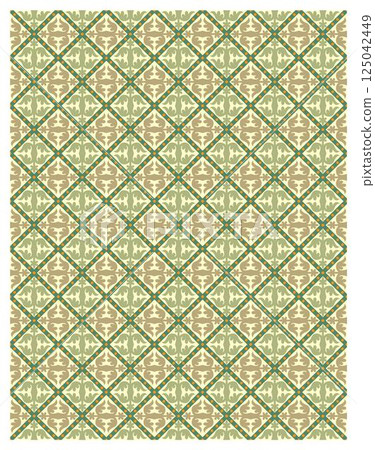 Decorative arabesque and ornamental mandala background set isolated vector 125042449