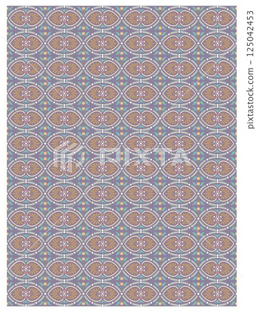 Decorative arabesque and ornamental mandala background set isolated vector 125042453