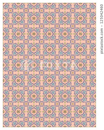 Decorative arabesque and ornamental mandala background set isolated vector Decorative arabesque and ornamental mandala background set isolated vector 125042460