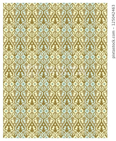Decorative arabesque and ornamental mandala background set isolated vector 125042463