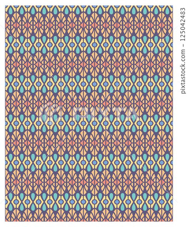 Decorative arabesque and ornamental mandala background set isolated vector Decorative arabesque and ornamental mandala background set isolated vector 125042483