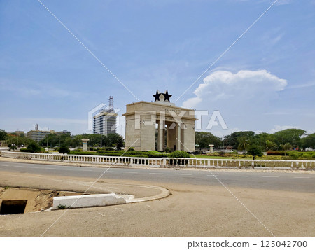 Black Star Square Accra Ghana shot in daylight Black Star Square Accra Ghana shot in daylight 125042700